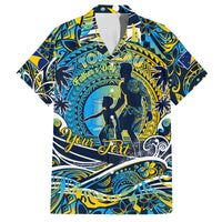 Father's Day Tokelau Family Matching Puletasi and Hawaiian Shirt Special Dad Polynesia Paradise