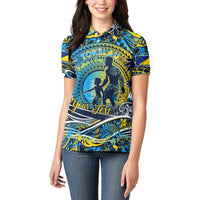 Father's Day Tokelau Women Polo Shirt Special Dad Polynesia Paradise