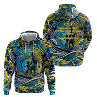 Father's Day Tokelau Zip Hoodie Special Dad Polynesia Paradise