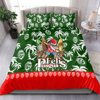 Guam Christmas Bedding Set Felis Pusgua Tropical Xmas Patterns DT02 - Polynesian Pride