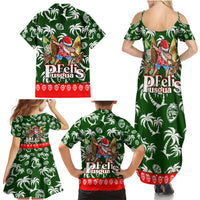 Guam Christmas Family Matching Summer Maxi Dress and Hawaiian Shirt Felis Pusgua Tropical Xmas Patterns DT02 - Polynesian Pride