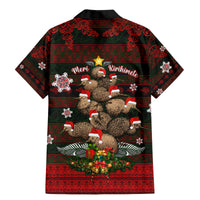 Meri Kirihimete New Zealand Family Matching Mermaid Dress and Hawaiian Shirt Christmas Kiwi Maori DT02 - Polynesian Pride