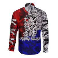 Philippines Bonifacio Day Long Sleeve Button Shirt DT02 - Polynesian Pride