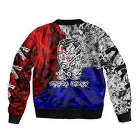 Philippines Bonifacio Day Sleeve Zip Bomber Jacket DT02 - Polynesian Pride