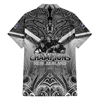 New Zealand Family Matching Long Sleeve Bodycon Dress and Hawaiian Shirt Rugby Aotearoa Champions DT02 - Polynesian Pride