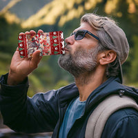 Dog Sled Christmas 4 in 1 Can Cooler Tumbler Husky Sleigh Ride Design - Polynesian Pride