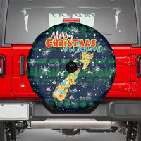 Merry Christmas New Zealand Spare Tire Cover Xmas Travel Map - Polynesian Pride