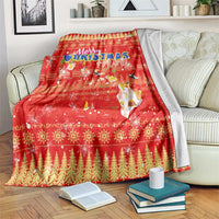 Merry Christmas Hawaii Blanket Xmas Travel Map - Polynesian Pride