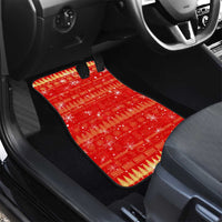 Merry Christmas Hawaii Car Mats Xmas Travel Map - Polynesian Pride