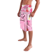 Butterfly Polynesia Breast Cancer Lavalava Nobody Fights Alone Pink Out Tropical Hibiscus