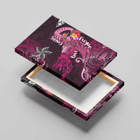 Breast Cancer Mermaid Polynesia Canvas Wall Art Faith Hope Love