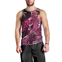 Breast Cancer Mermaid Polynesia Men Tank Top Faith Hope Love