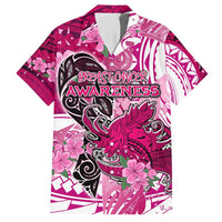 Breast Cancer Awareness Hawaii Hawaiian Shirt Polynesia Girl Nobody Fights Alone