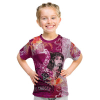 Breast Cancer New Zealand Kid T Shirt Maori Aotearoa Girl Pink Out DT02 Pink - Polynesian Pride
