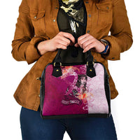 Breast Cancer New Zealand Shoulder Handbag Maori Aotearoa Girl Pink Out