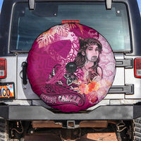 Breast Cancer New Zealand Spare Tire Cover Maori Aotearoa Girl Pink Out