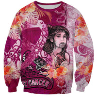 Breast Cancer New Zealand Sweatshirt Maori Aotearoa Girl Pink Out DT02 Unisex Pink - Polynesian Pride