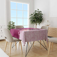 Breast Cancer New Zealand Tablecloth Maori Aotearoa Girl Pink Out DT02 - Polynesian Pride
