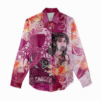 Breast Cancer New Zealand Women Casual Shirt Maori Aotearoa Girl Pink Out DT02 - Polynesian Pride
