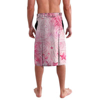 Breast Cancer Awareness Month Lavalava Butterfly Polynesia Watercolor Pink