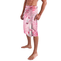 Breast Cancer Awareness Month Lavalava Butterfly Polynesia Watercolor Pink