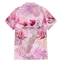 Breast Cancer Polynesian Family Matching Puletasi and Hawaiian Shirt I Can Do All Things Through Christ DT02 - Polynesian Pride