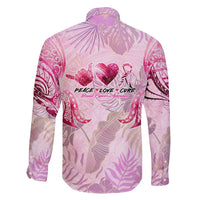 Breast Cancer Polynesian Family Matching Summer Maxi Dress and Hawaiian Shirt I Can Do All Things Through Christ