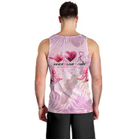 Breast Cancer Polynesian Men Tank Top I Can Do All Things Through Christ