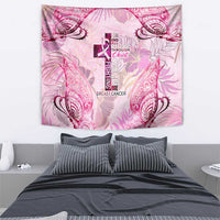 Breast Cancer Polynesian Tapestry I Can Do All Things Through Christ