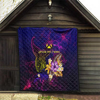 Wallis and Futuna Quilt Whale Hibiscus Polynesian DT02 - Polynesian Pride