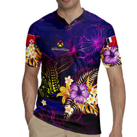 Wallis and Futuna Rugby Jersey Whale Hibiscus Polynesian