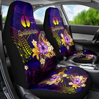 New Caledonia Car Seat Cover Whale Hibiscus Polynesian DT02 - Polynesian Pride