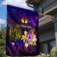 New Caledonia Garden Flag Whale Hibiscus Polynesian DT02 - Polynesian Pride