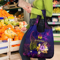 New Caledonia Grocery Bag Whale Hibiscus Polynesian DT02 - Polynesian Pride