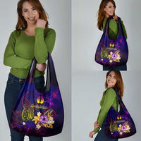 New Caledonia Grocery Bag Whale Hibiscus Polynesian DT02 - Polynesian Pride