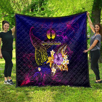 New Caledonia Quilt Whale Hibiscus Polynesian DT02 - Polynesian Pride