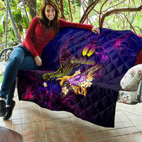 New Caledonia Quilt Whale Hibiscus Polynesian DT02 - Polynesian Pride