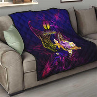 New Caledonia Quilt Whale Hibiscus Polynesian DT02 - Polynesian Pride