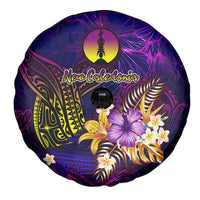 New Caledonia Spare Tire Cover Whale Hibiscus Polynesian DT02 - Polynesian Pride