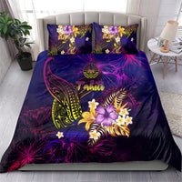 Tahiti French Polynesia Bedding Set Whale Hibiscus Polynesian DT02 - Polynesian Pride