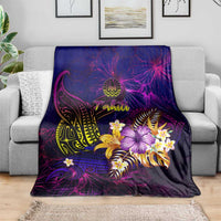 Tahiti French Polynesia Blanket Whale Hibiscus Polynesian DT02 - Polynesian Pride