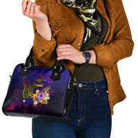 Tahiti French Polynesia Shoulder Handbag Whale Hibiscus Polynesian DT02 - Polynesian Pride