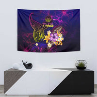 Tahiti French Polynesia Tapestry Whale Hibiscus Polynesian DT02 - Polynesian Pride