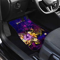 Cook Islands Car Mats Whale Hibiscus Polynesian