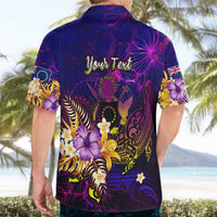 Cook Islands Hawaiian Shirt Whale Hibiscus Polynesian