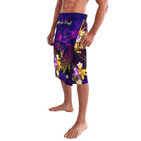 Cook Islands Lavalava Whale Hibiscus Polynesian