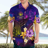 Northern Mariana Islands Hawaiian Shirt Whale Hibiscus Polynesian