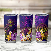 Northern Mariana Islands Tumbler Cup Whale Hibiscus Polynesian DT02 - Polynesian Pride
