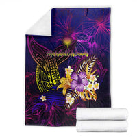 Marshall Islands Blanket Whale Hibiscus Polynesian