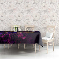 Marshall Islands Tablecloth Whale Hibiscus Polynesian